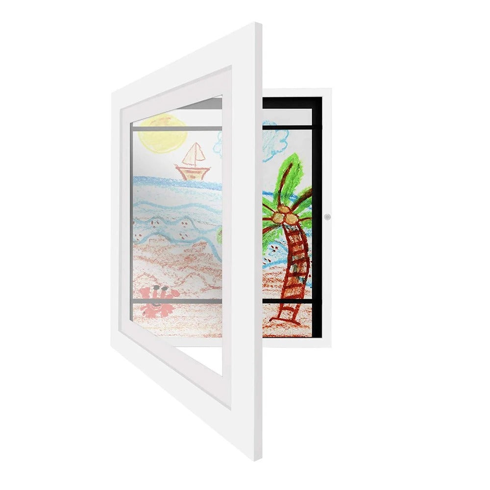Magnetic Closure Picture Frame with Front Opening for Easy Artwork Change