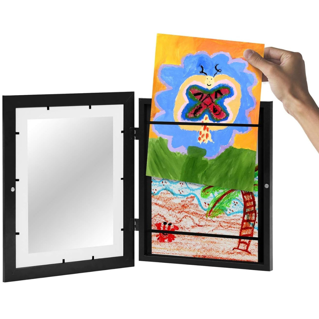 Magnetic Closure Picture Frame with Front Opening for Easy Artwork Change
