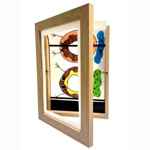 Magnetic Closure Picture Frame with Front Opening for Easy Artwork Change