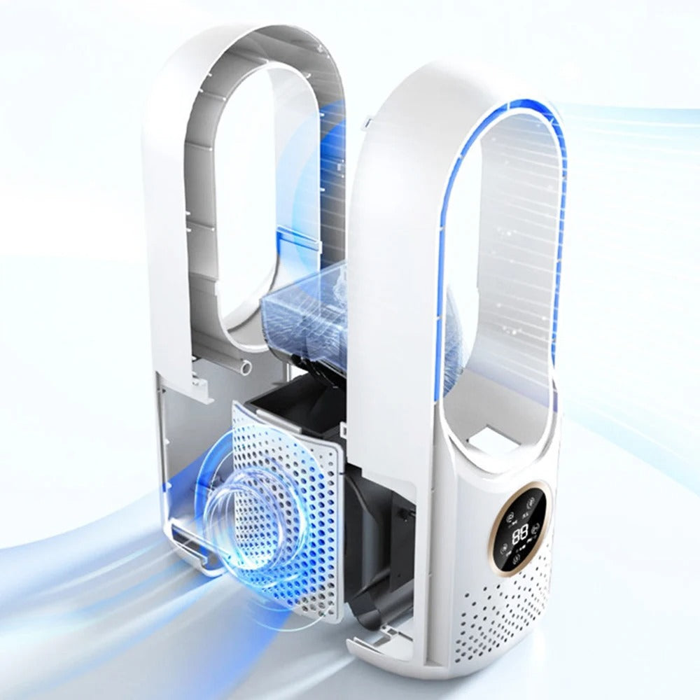WhisperCool Bladeless Portable Air Cooler: Perfect for Any Space