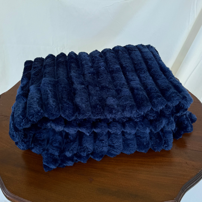 Textured Comfort Throw Blanket for Cozy Living Spaces