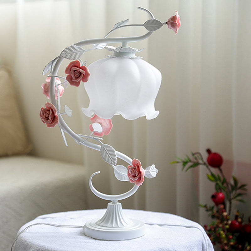Elysian Bloom Table Lamp - Enchanting Floral Lighting