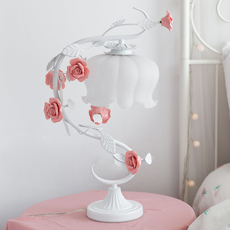 Elysian Bloom Table Lamp - Enchanting Floral Lighting