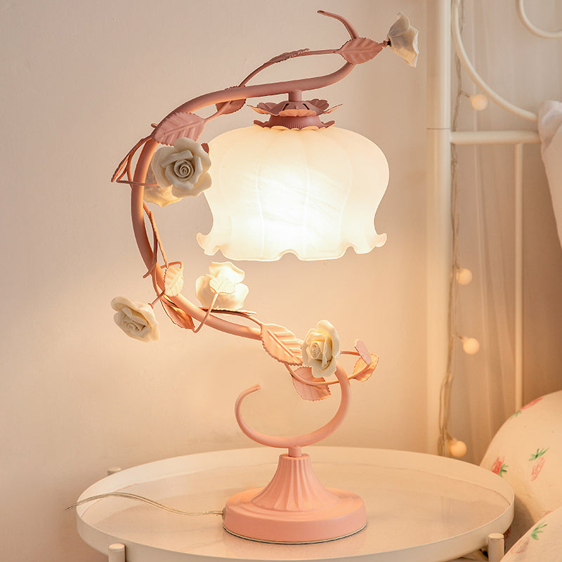 Elysian Bloom Table Lamp - Enchanting Floral Lighting