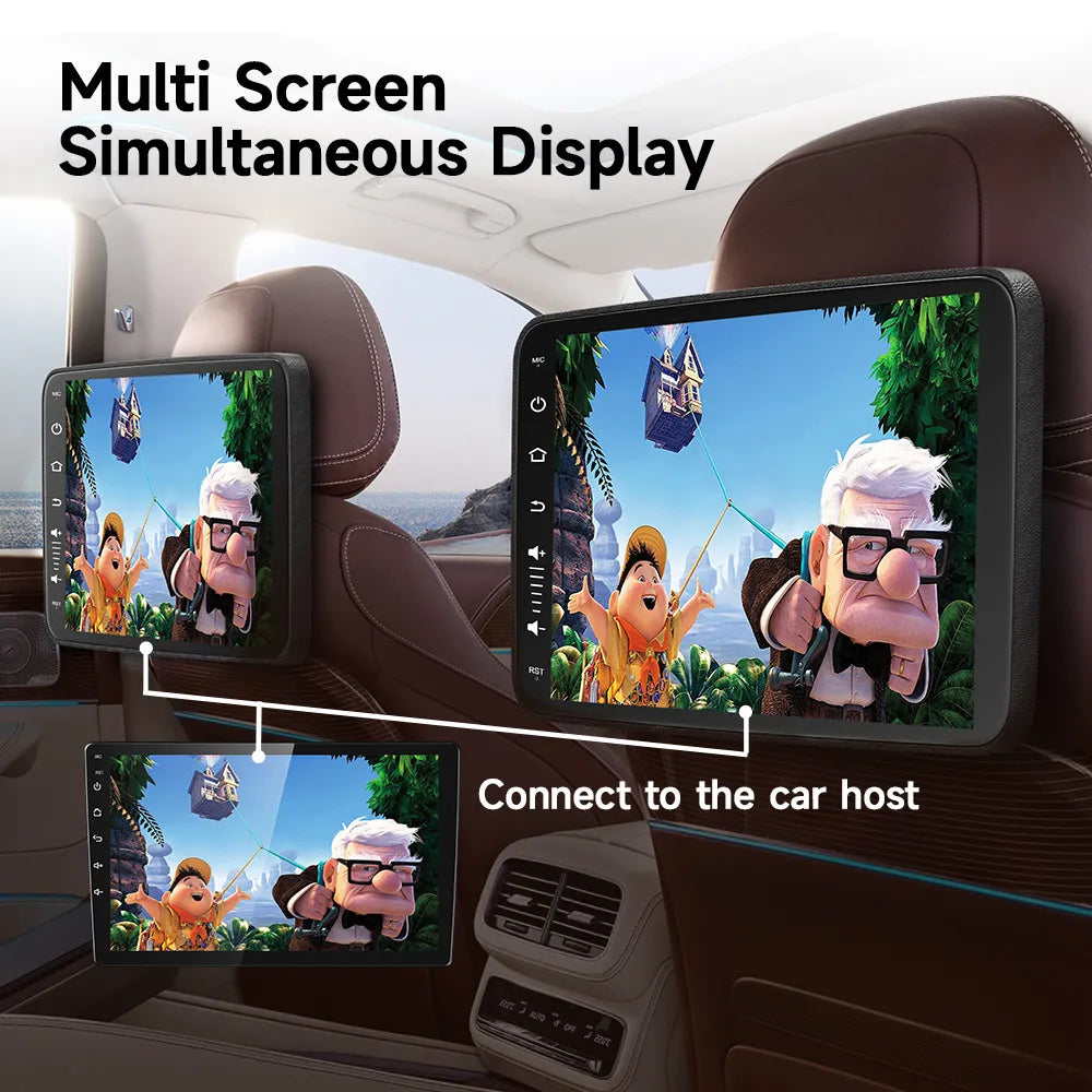 Smart Car Headrest Display: Ultimate Rear Seat Entertainment
