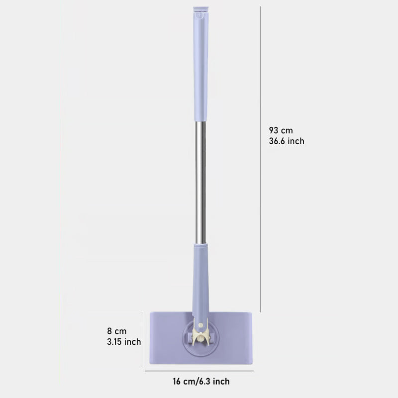 Floor Mop | Flat Mop with 360° Swivel Head | Touchless Pad Change