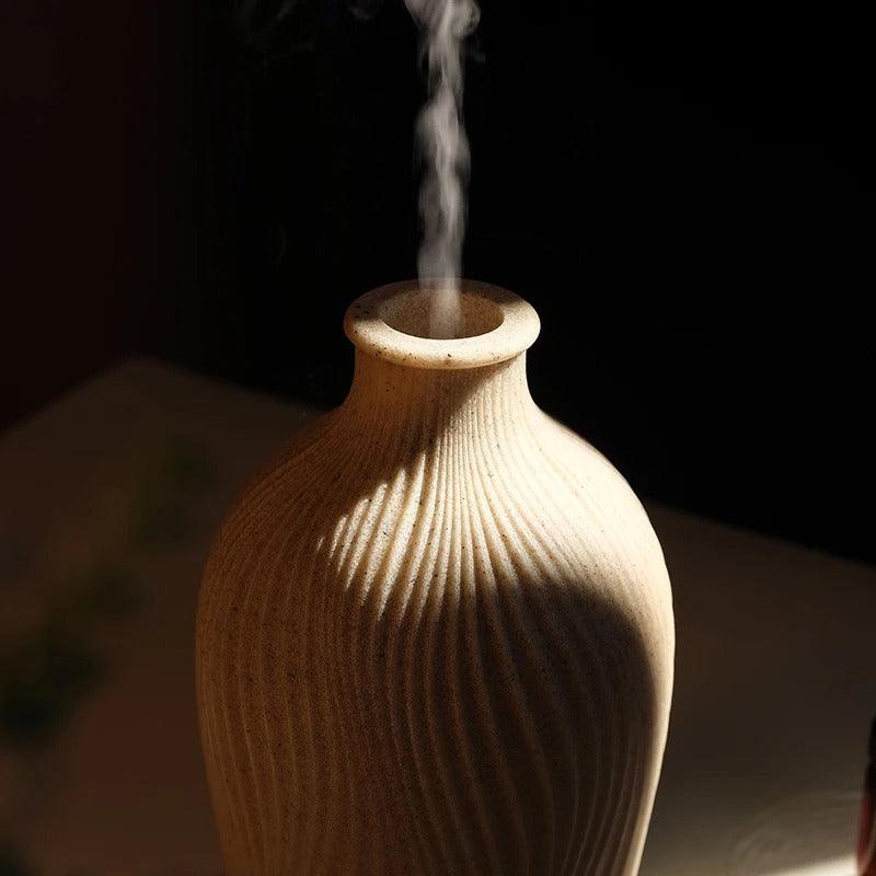 SereniMist Ultra Aroma Diffuser and Humidifier in Elegant Vase Shape