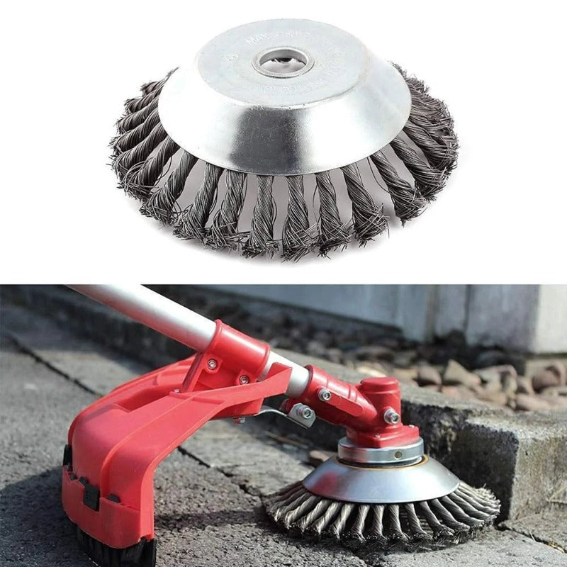YardMaster - Rugged Steel Wire Brush for 6 & 8 Inch Mowers