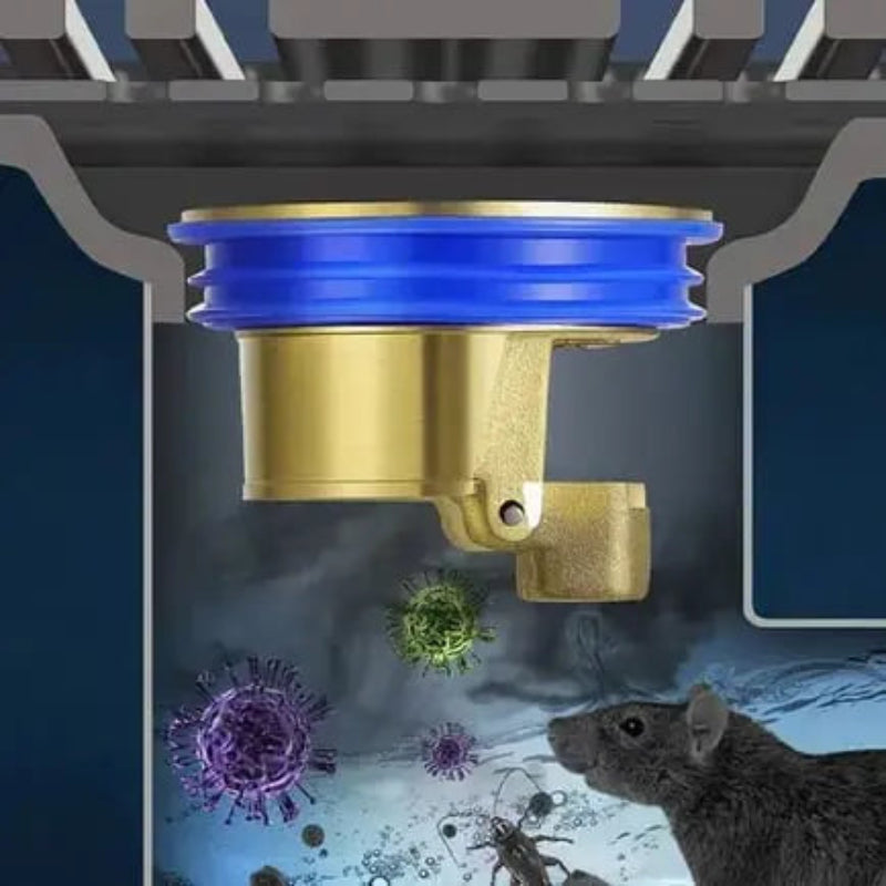 EcoGuard Brass and Silicone Drain Protector