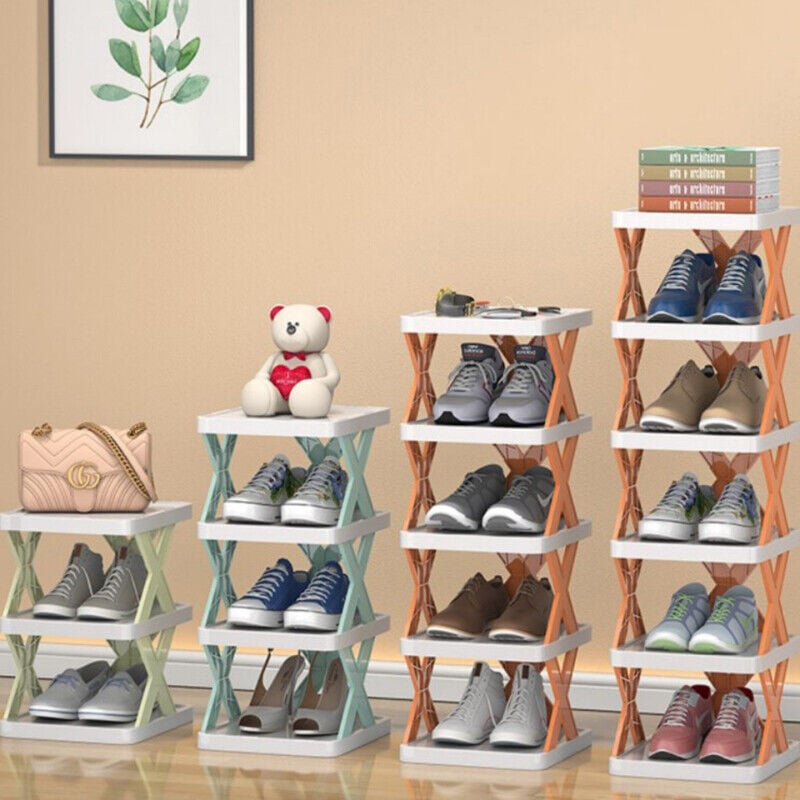 Compact Vertical Shoe Organizer for Efficient Storage