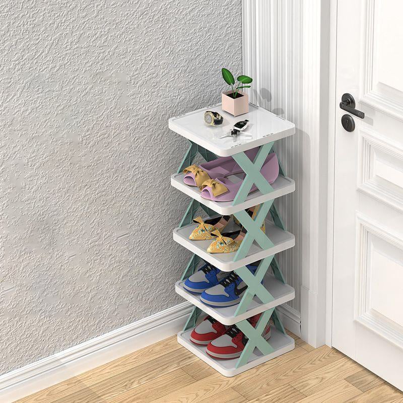 Compact Vertical Shoe Organizer for Efficient Storage