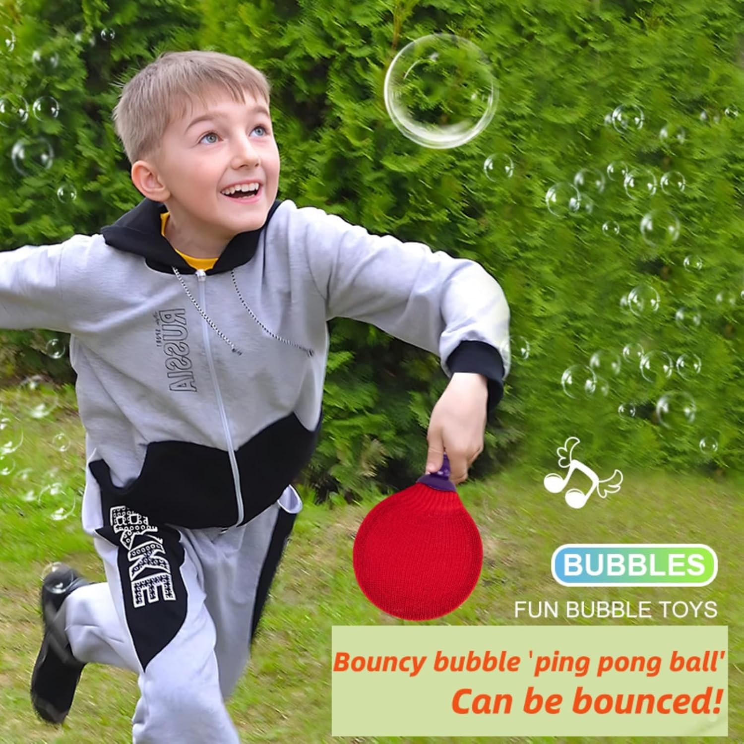 Creative Table Tennis Paddle Set for Bubbles