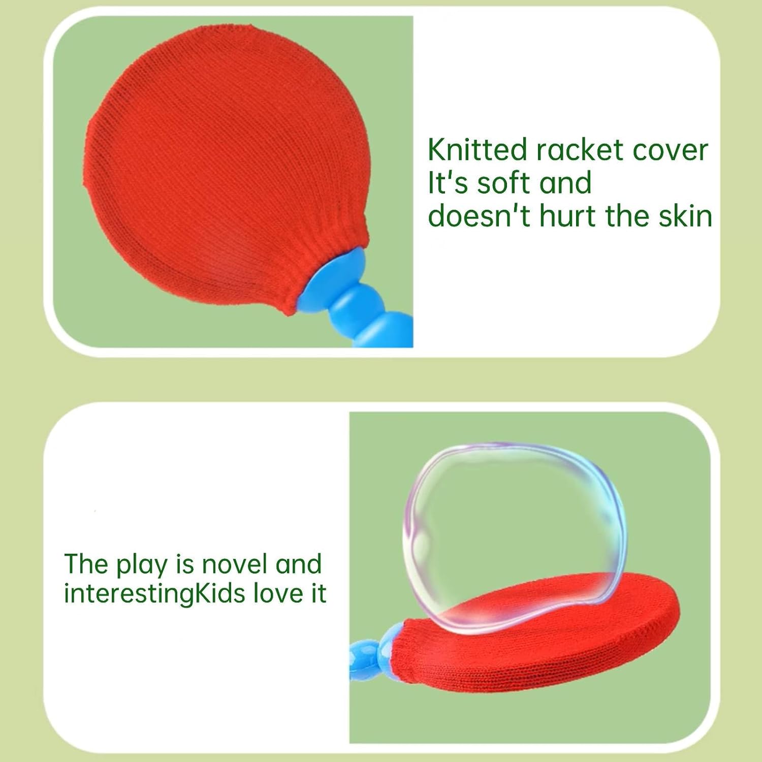 Creative Table Tennis Paddle Set for Bubbles