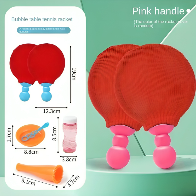 Creative Table Tennis Paddle Set for Bubbles