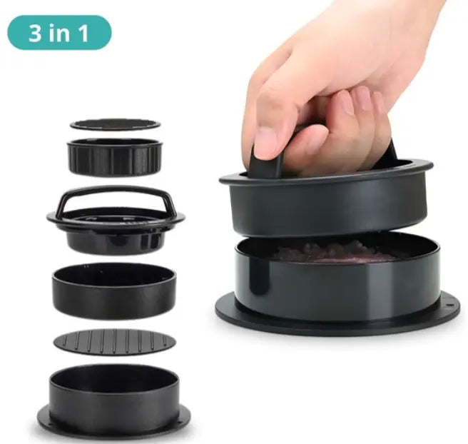 Twist Lock Burger Press – Consistent Patty Maker