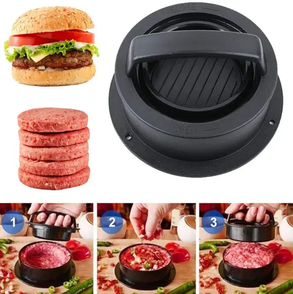 Twist Lock Burger Press – Consistent Patty Maker