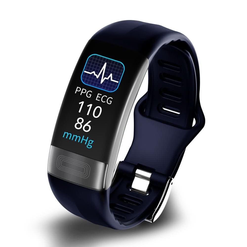 Smart Fitness Tracker with ECG, Blood Pressure, and Heart Rate Monitor