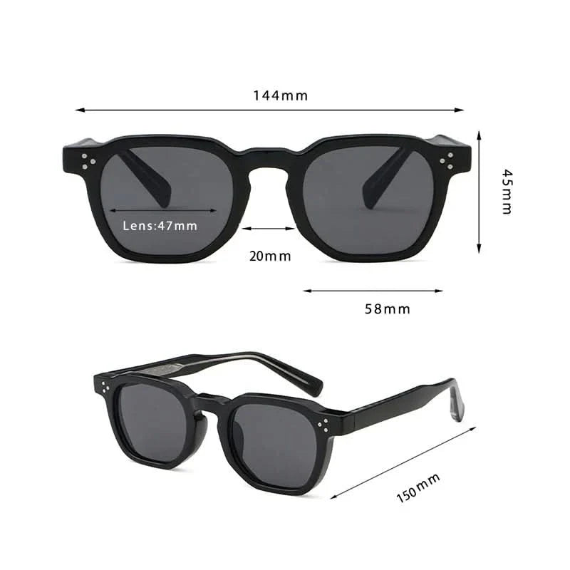 Trendy Square Sunglasses for Travel and Party Styles