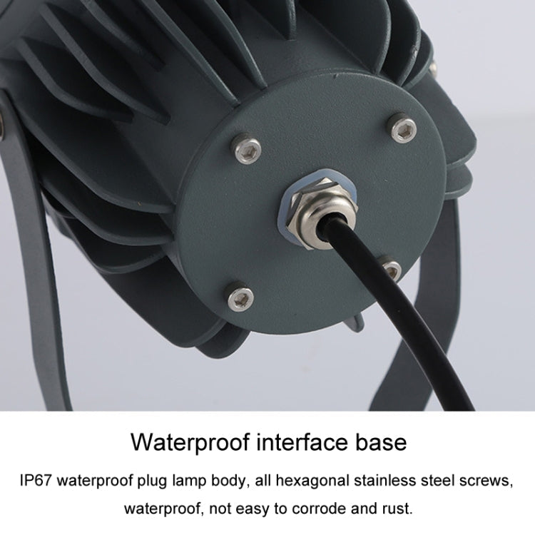 Vibrant Outdoor LED Spotlight – Waterproof & Adjustable with 7 Colors