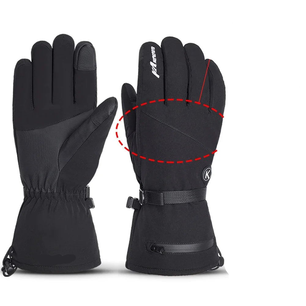 CozyTech - Rechargeable Heated Winter Gloves with Custom Warmth