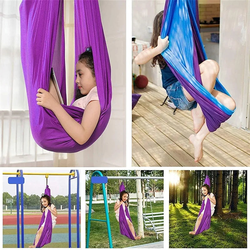 SerenityNest Indoor Sensory Swing for Children