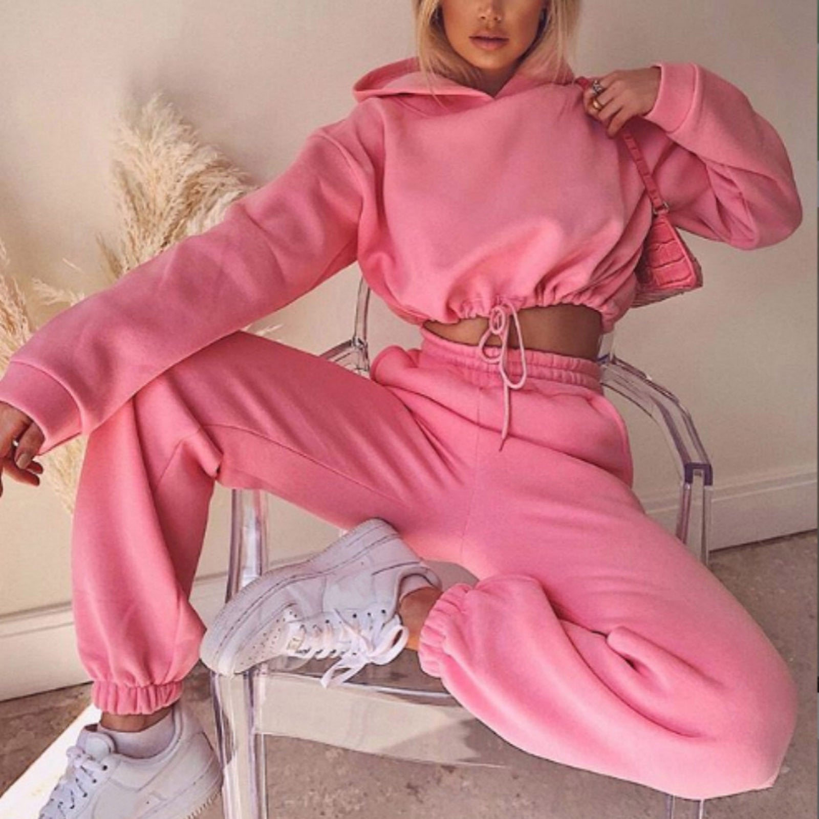 Sexy Two-Piece Tracksuit Set