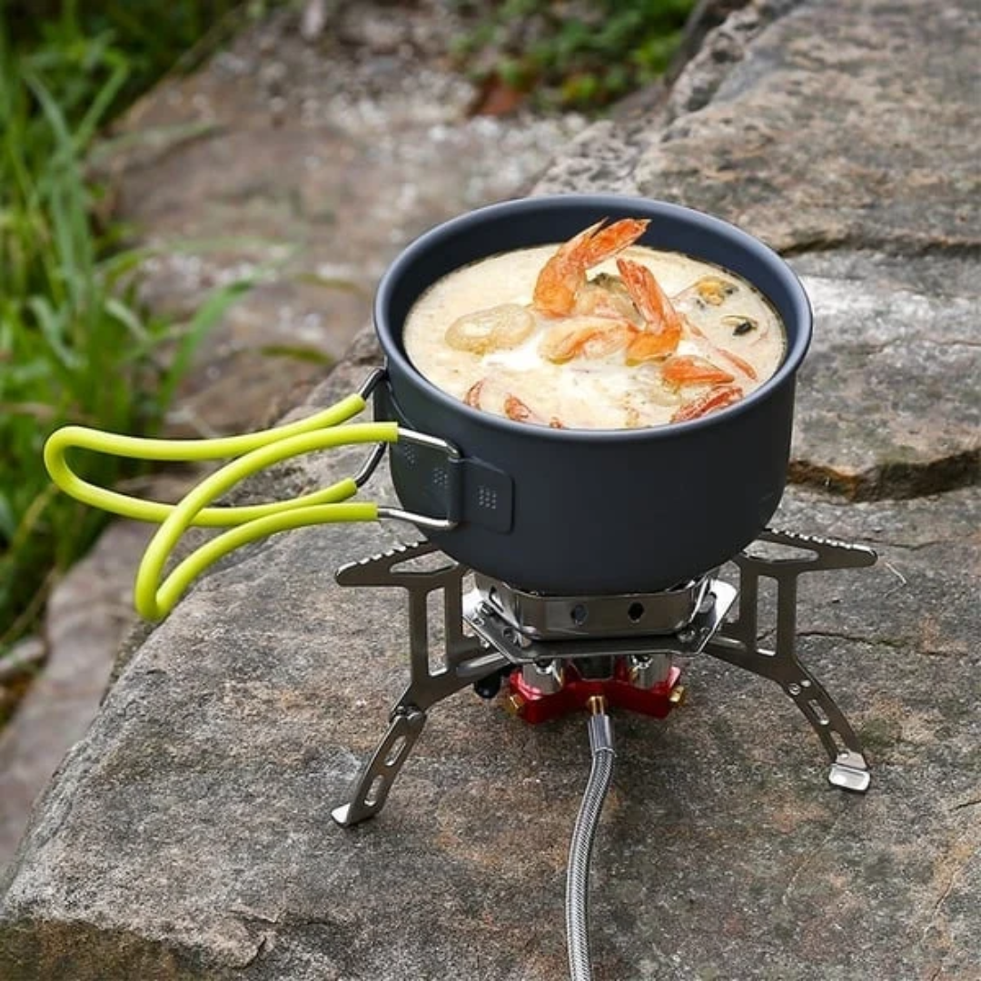 Portable 5800W Outdoor Gas Stove – Windproof & Safe Cooking