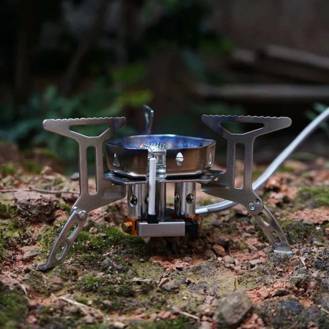 Portable 5800W Outdoor Gas Stove – Windproof & Safe Cooking