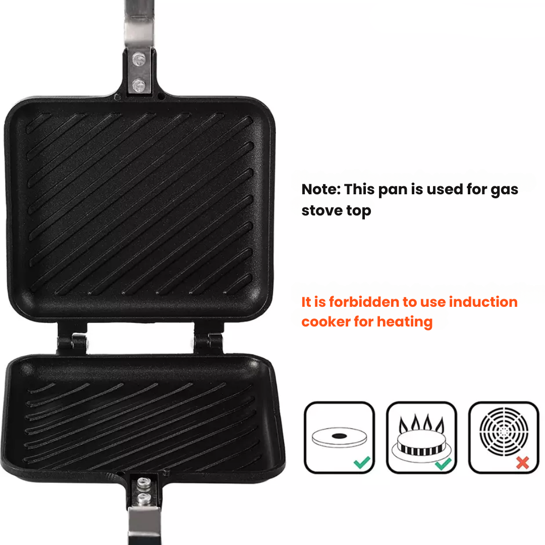 Outdoor Cooking Companion – Non-Stick Sandwich Maker