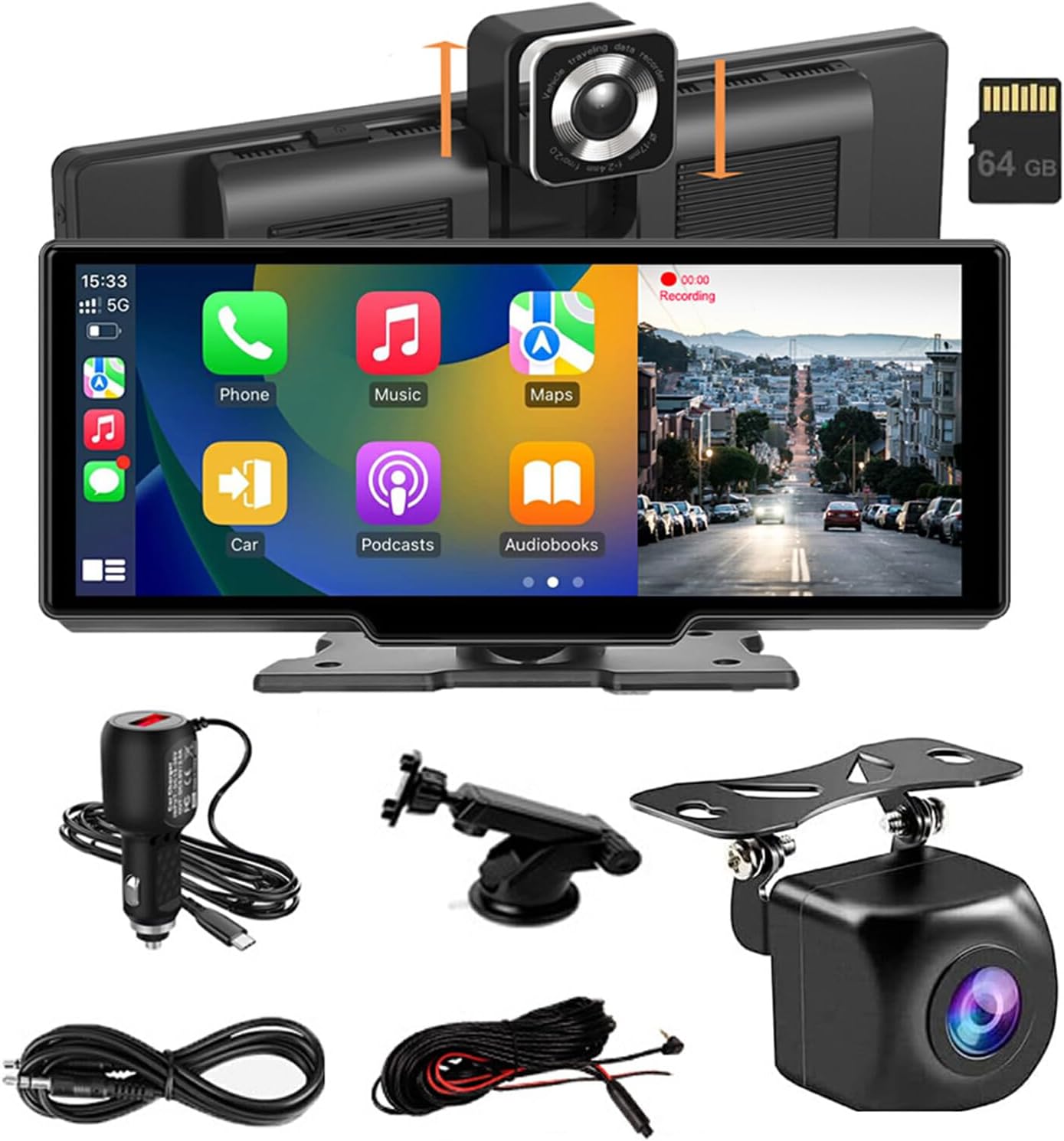 DriveSmart Connect: All-in-One Car Display & Dash Cam