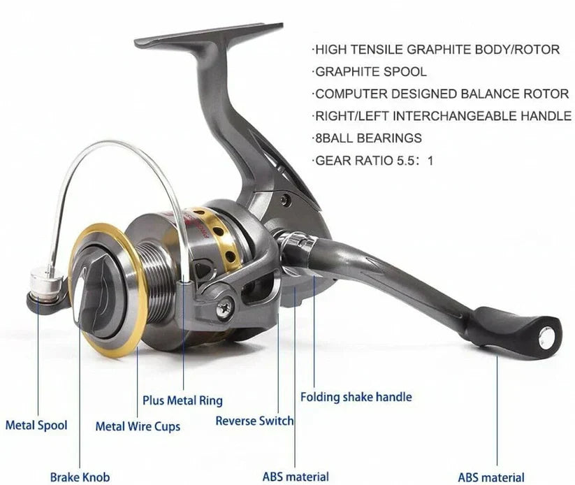 Versatile Telescopic Fishing Rod and Reel Kit for Adventurers