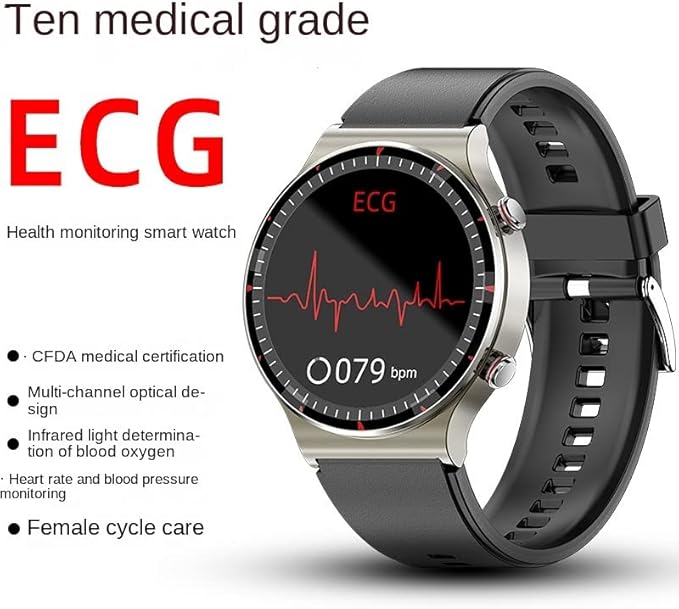 VitalTrack ECG Smartwatch: Your Health Companion on Your Wrist