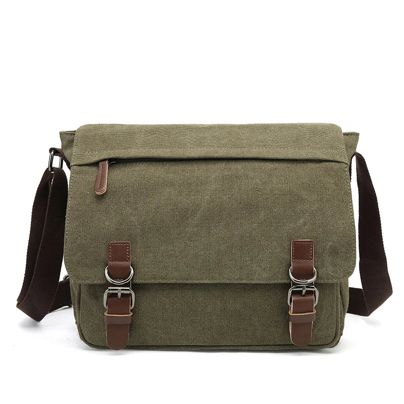 Everyday Utility Canvas Crossbody Bag for Active Lifestyles
