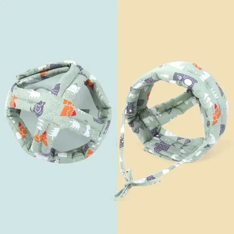 Adjustable Mesh Safety Helmet for Infants and Toddlers with Impact Protection