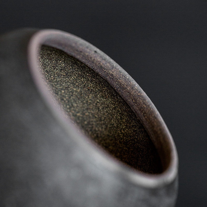Stylish Ceramic Tea Storage Jar with Lid - Space-Saving Design