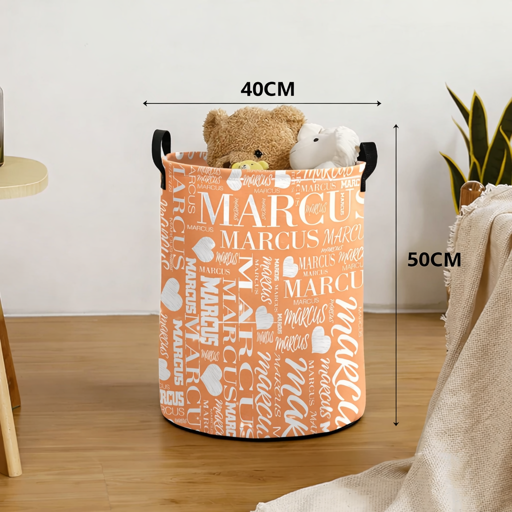 Space-Saving Laundry Organizer with Handles