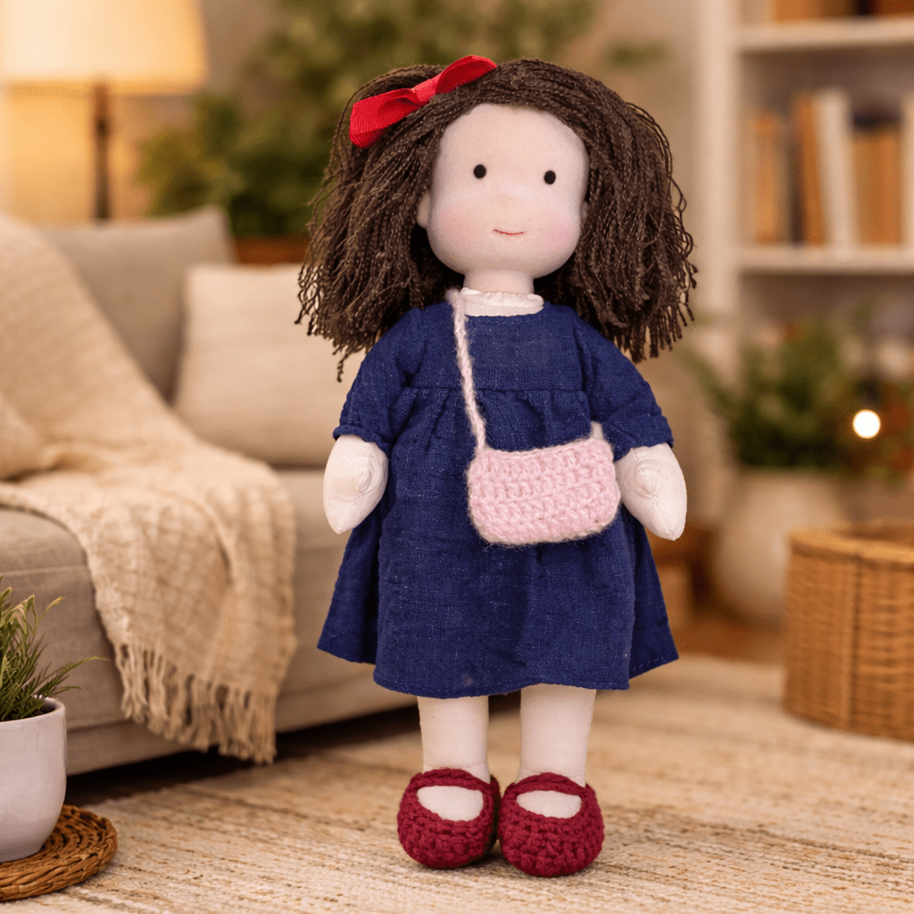 Artisan Cotton Doll for Imaginative Playtime Adventures