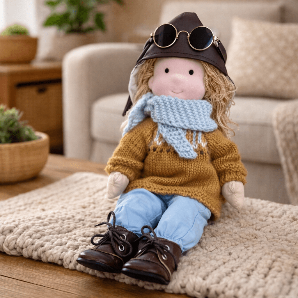 Artisan Cotton Doll for Imaginative Playtime Adventures