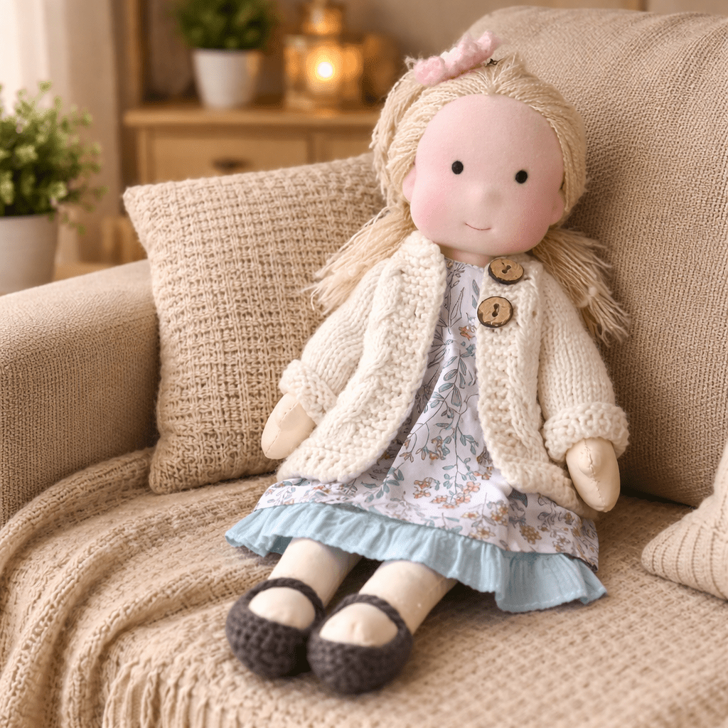 Artisan Cotton Doll for Imaginative Playtime Adventures
