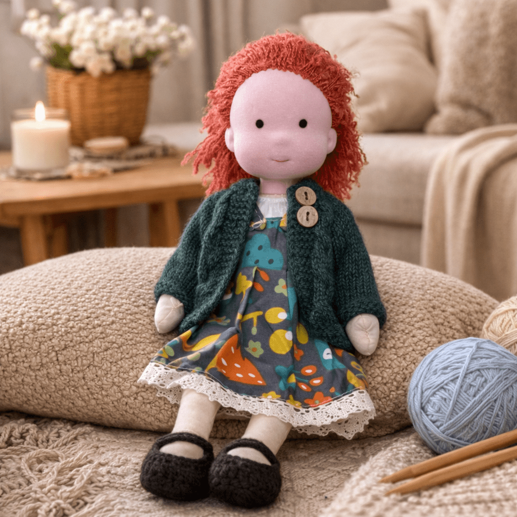 Artisan Cotton Doll for Imaginative Playtime Adventures