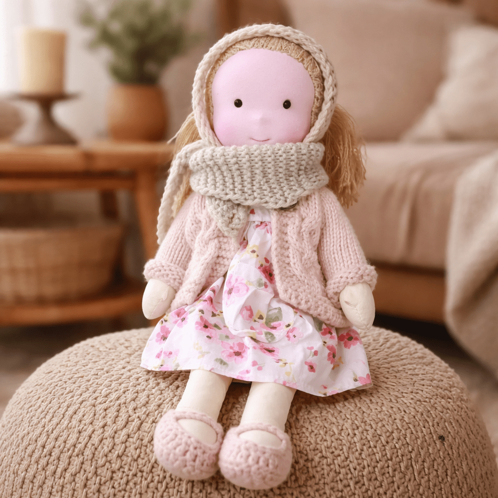 Artisan Cotton Doll for Imaginative Playtime Adventures