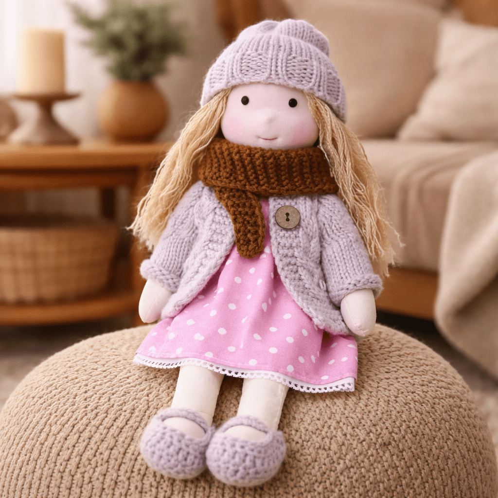 Artisan Cotton Doll for Imaginative Playtime Adventures