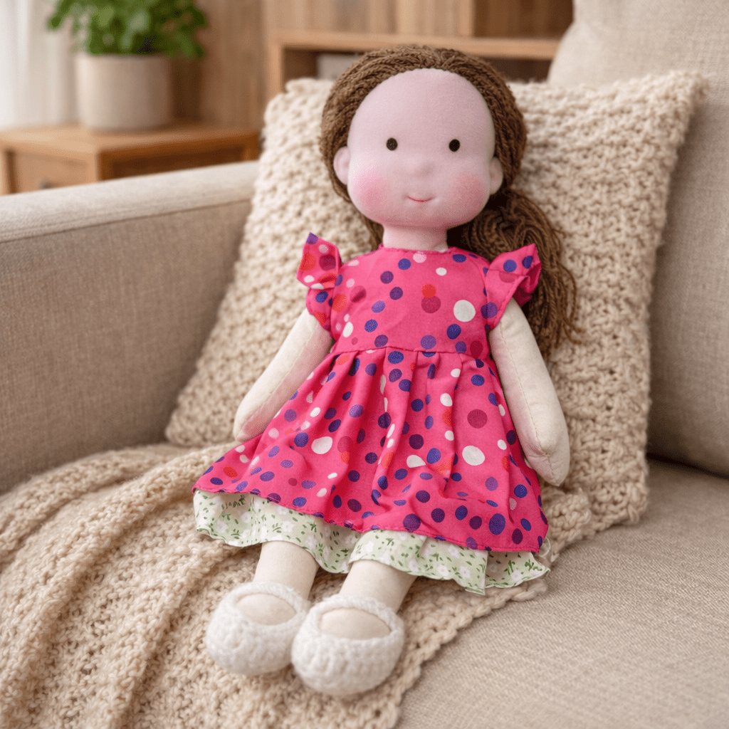 Artisan Cotton Doll for Imaginative Playtime Adventures