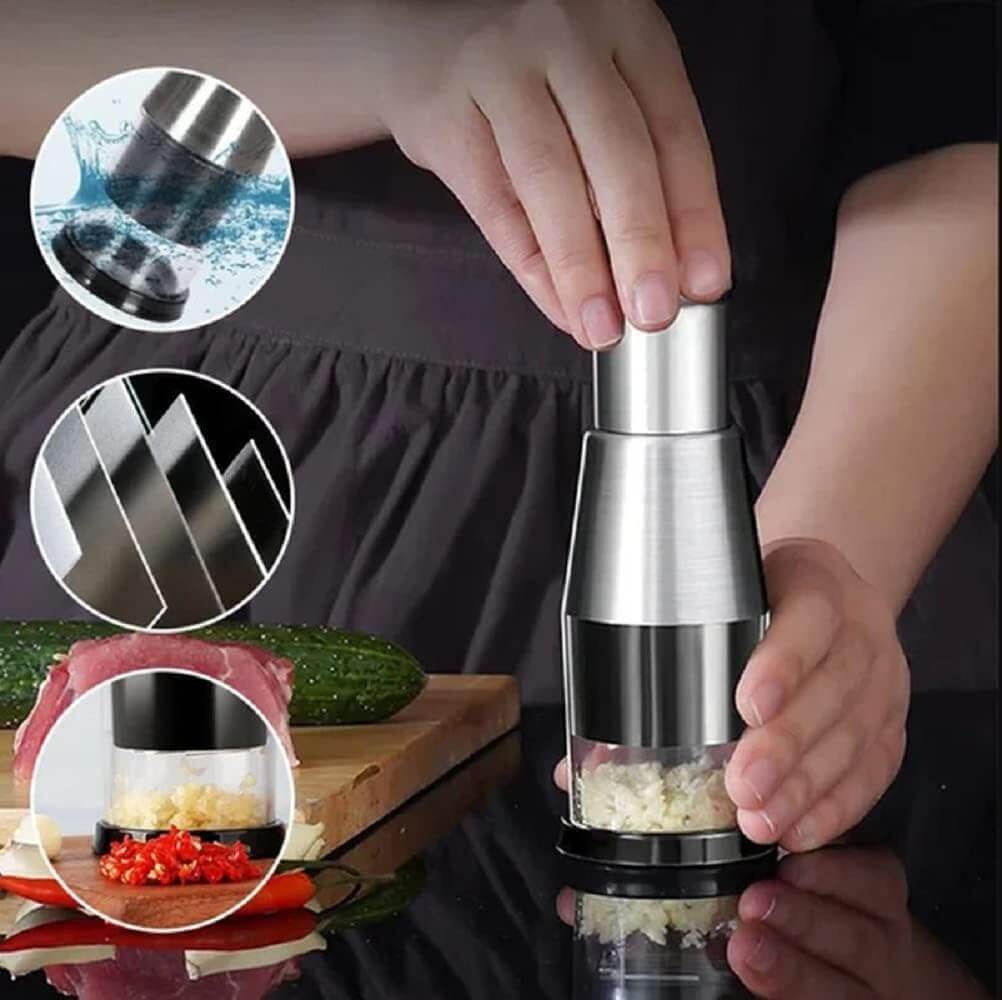 QuickSlice Manual Vegetable Cutter with Stainless Steel Blades
