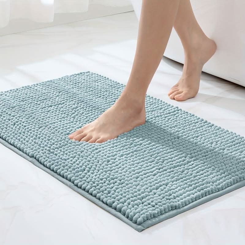 ComfortGuard - Plush Chenille Non-Slip Bathroom Rug