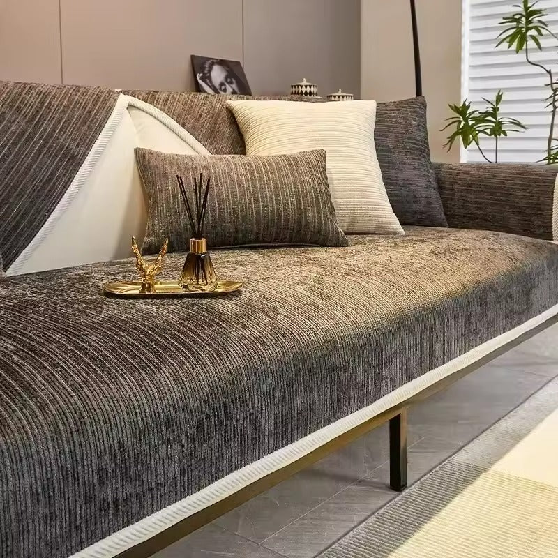 SoftWeave Sofa Protector Cover - Non-Slip, Washable, Stylish