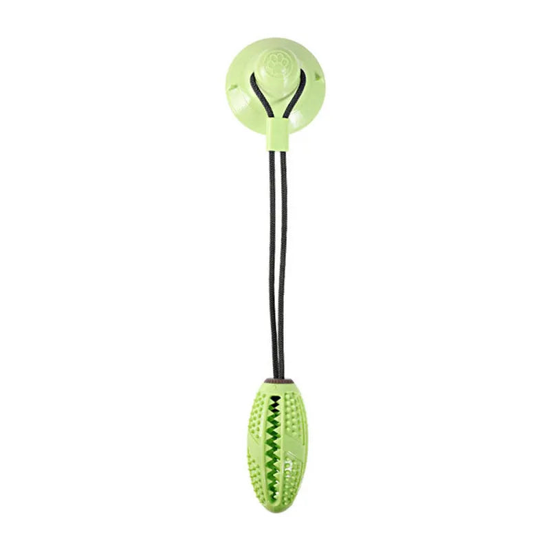 Interactive Dog Toy with Suction Cup – Chewable Fun