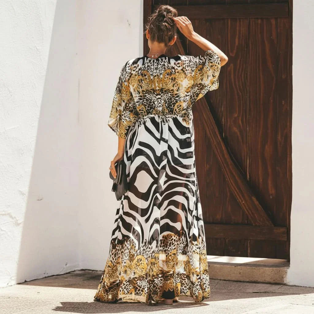 Lightweight Chiffon Kimono for Summer Beach Wear