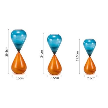 Elegant Sand Timer with Versatile Timing Options for Home Decor