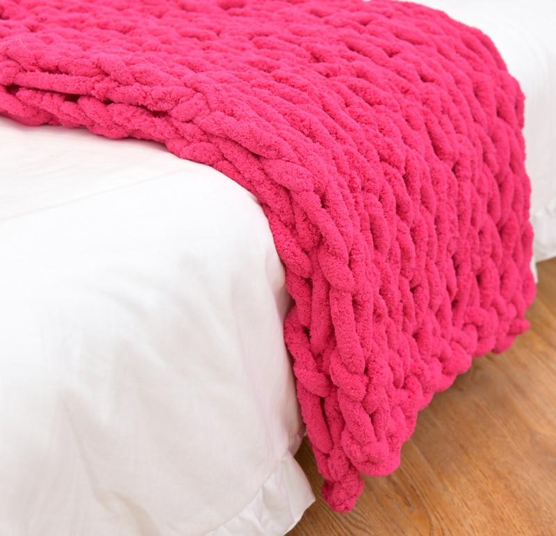 Textured Cozy Knit Blanket for Stylish Comfort